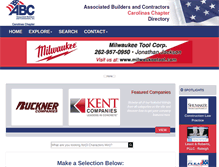 Tablet Screenshot of carolinasbuildersbuyersguide.com